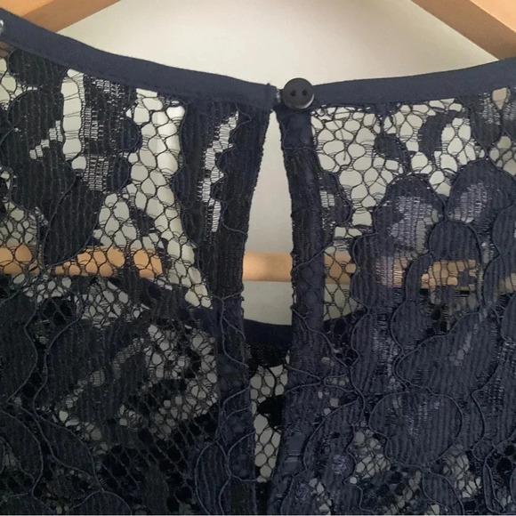 Bluenotes Babydoll Lace Trim Blouse - Picture 7 of 9